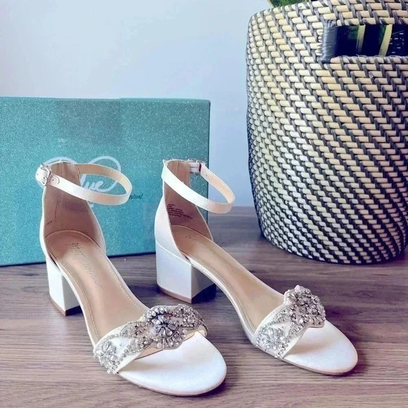 Women’s Jeweled Heel Mel Sandal by Blue by Betsy Johnson - Picture 1 of 7